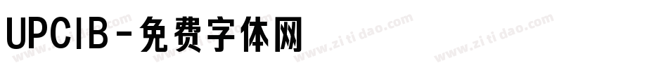 UPCIB字体转换