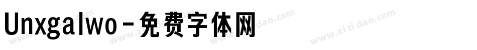 Unxgalwo字体转换