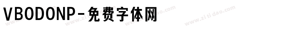 VBODONP字体转换