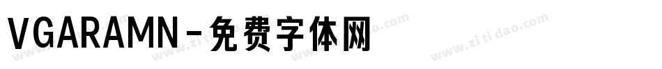VGARAMN字体转换