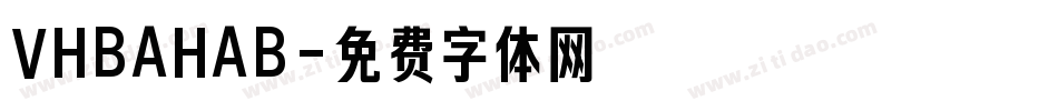 VHBAHAB字体转换