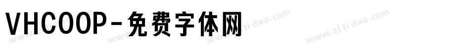 VHCOOP字体转换