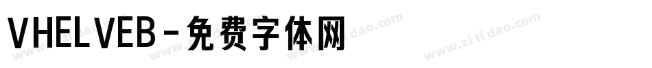 VHELVEB字体转换