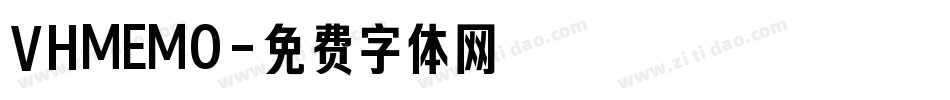 VHMEMO字体转换