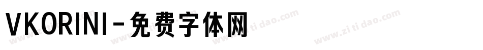 VKORINI字体转换