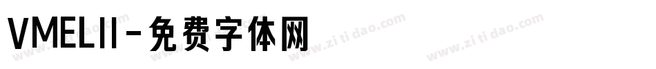 VMELII字体转换