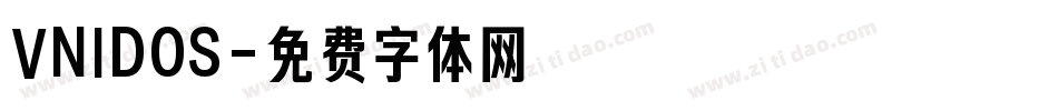 VNIDOS字体转换