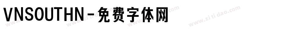 VNSOUTHN字体转换