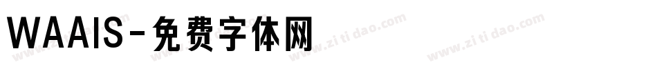 WAAIS字体转换
