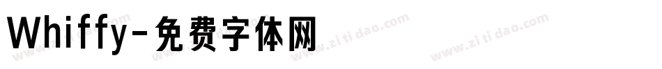 Whiffy字体转换