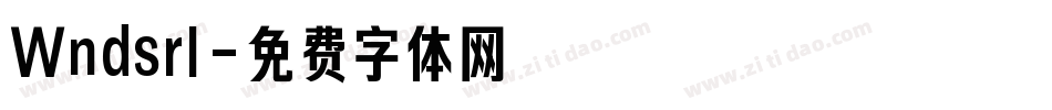 Wndsrl字体转换