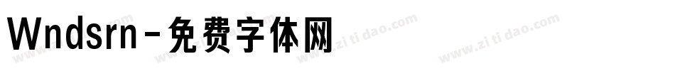 Wndsrn字体转换