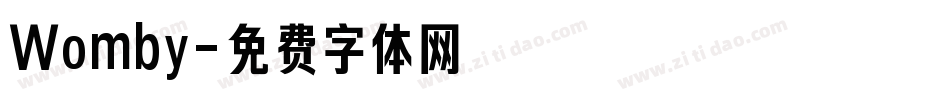 Womby字体转换