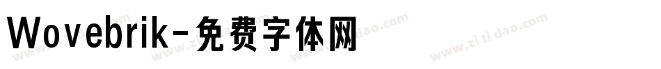 Wovebrik字体转换