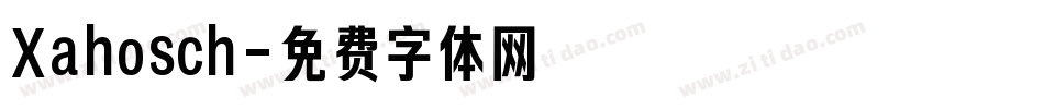 Xahosch字体转换