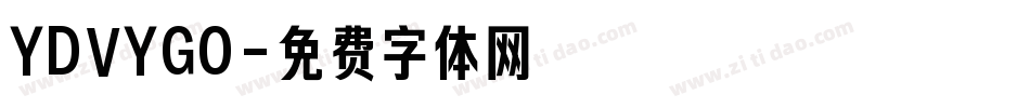 YDVYGO字体转换