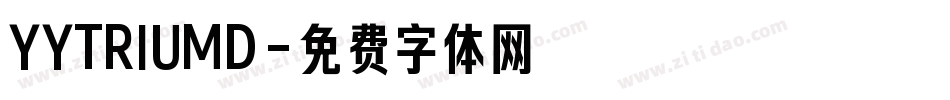 YYTRIUMD字体转换