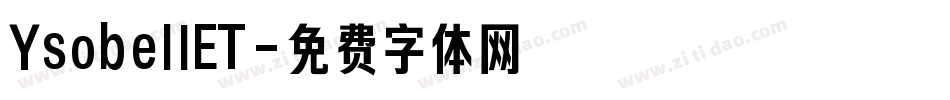 YsobelIET字体转换