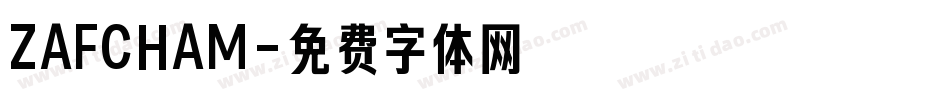 ZAFCHAM字体转换