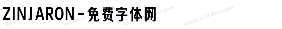 ZINJARON字体转换