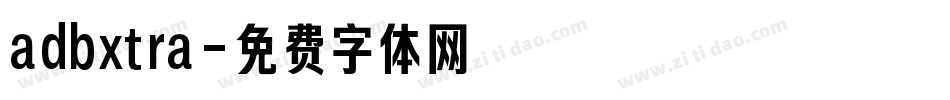 adbxtra字体转换