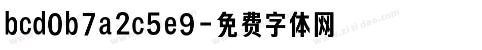 bcd0b7a2c5e9字体转换