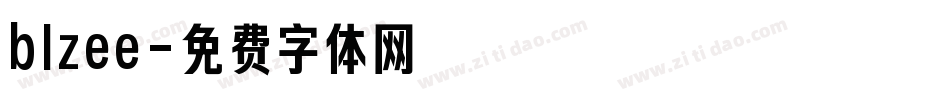 blzee字体转换