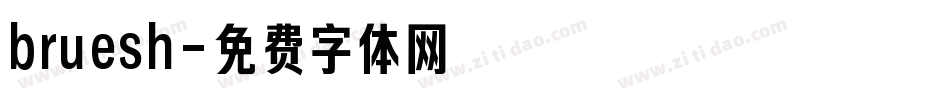 bruesh字体转换