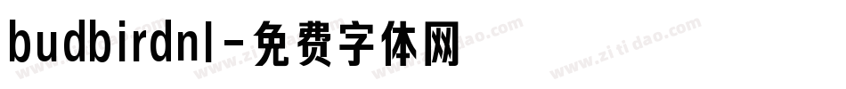 budbirdnl字体转换