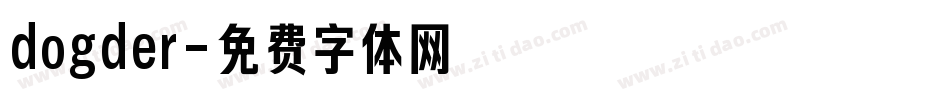 dogder字体转换