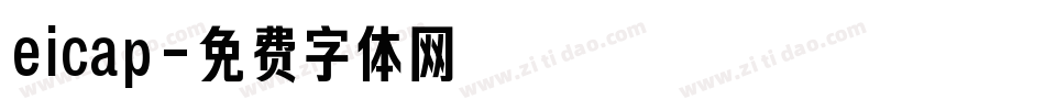 eicap字体转换