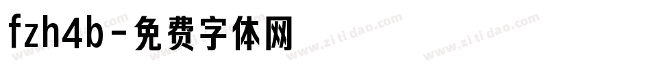 fzh4b字体转换