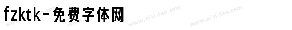 fzktk字体转换
