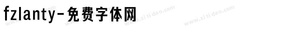 fzlanty字体转换