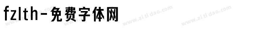 fzlth字体转换