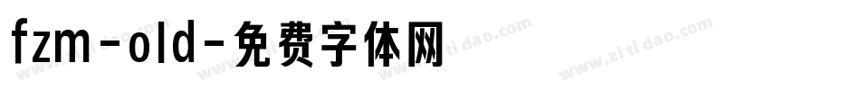 fzm-old字体转换