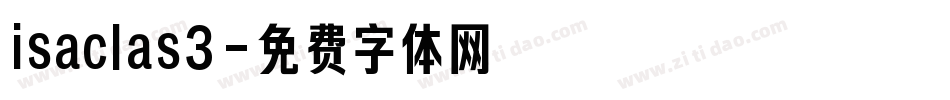 isaclas3字体转换