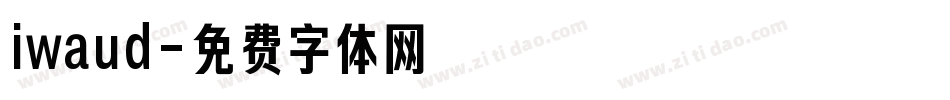 iwaud字体转换