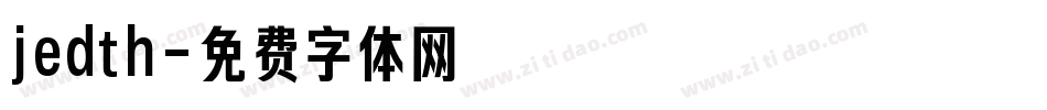 jedth字体转换