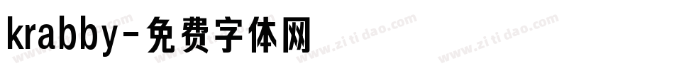 krabby字体转换