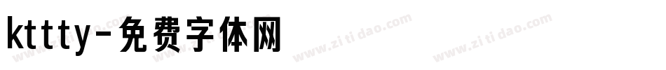 kttty字体转换