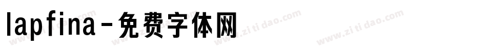 lapfina字体转换