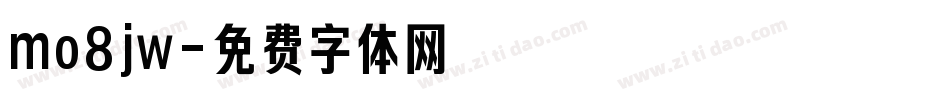 mo8jw字体转换