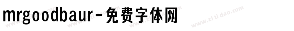 mrgoodbaur字体转换