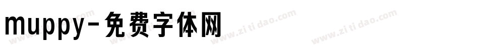 muppy字体转换
