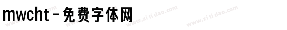 mwcht字体转换