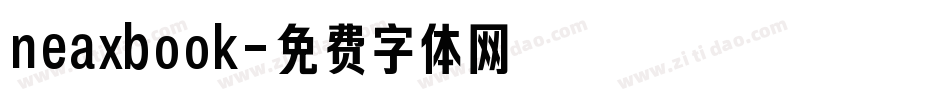 neaxbook字体转换