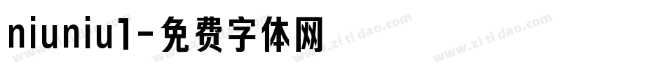 niuniu1字体转换
