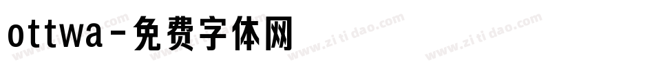 ottwa字体转换