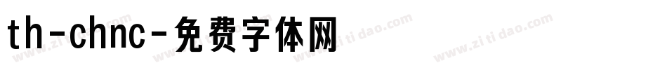 th-chnc字体转换